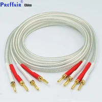 occ silver plated hifi speaker cable high performance speaker amplifier sound connecting line