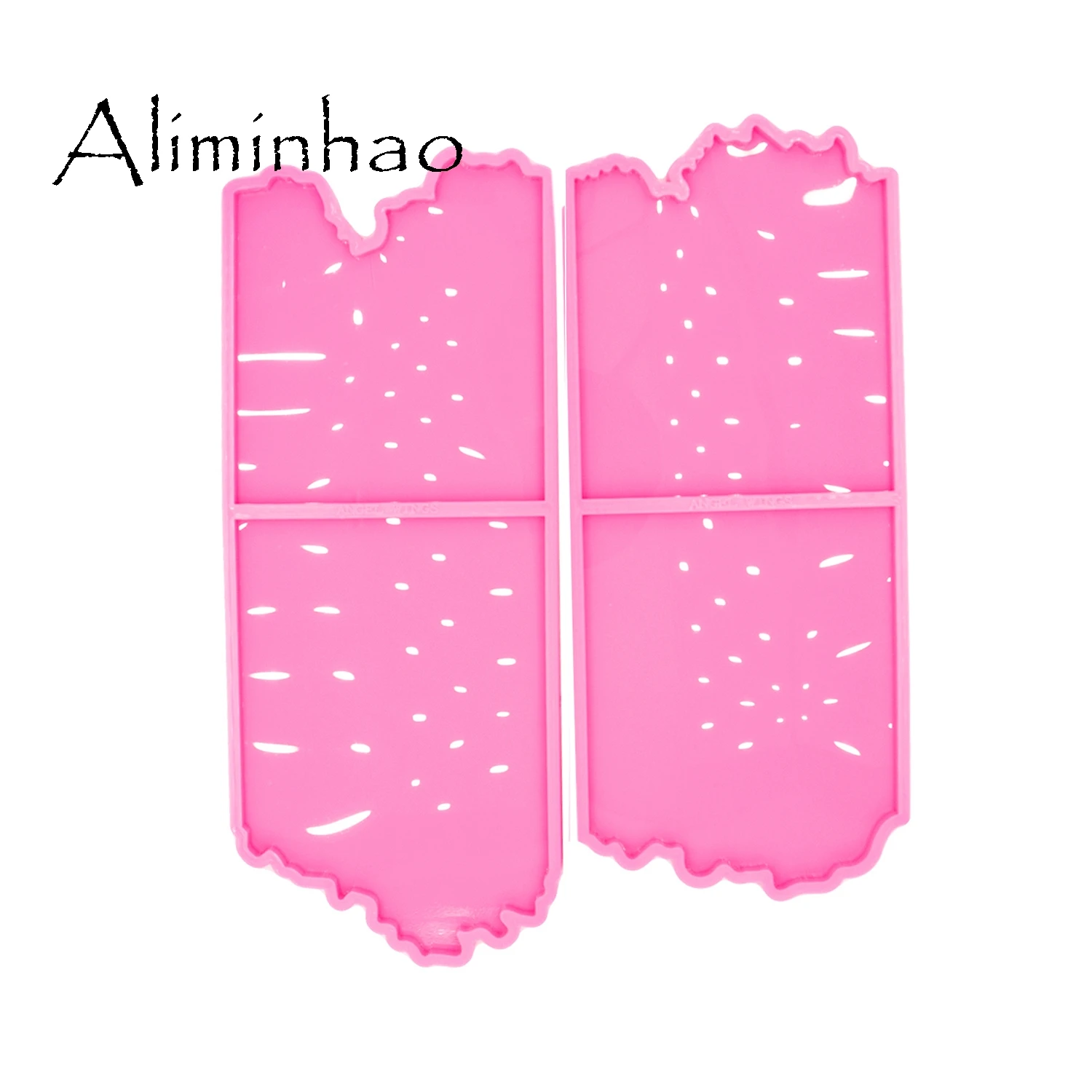 Блестящие высококачественные квадратные силиконовые формы DY0456 2 шт./компл. форма