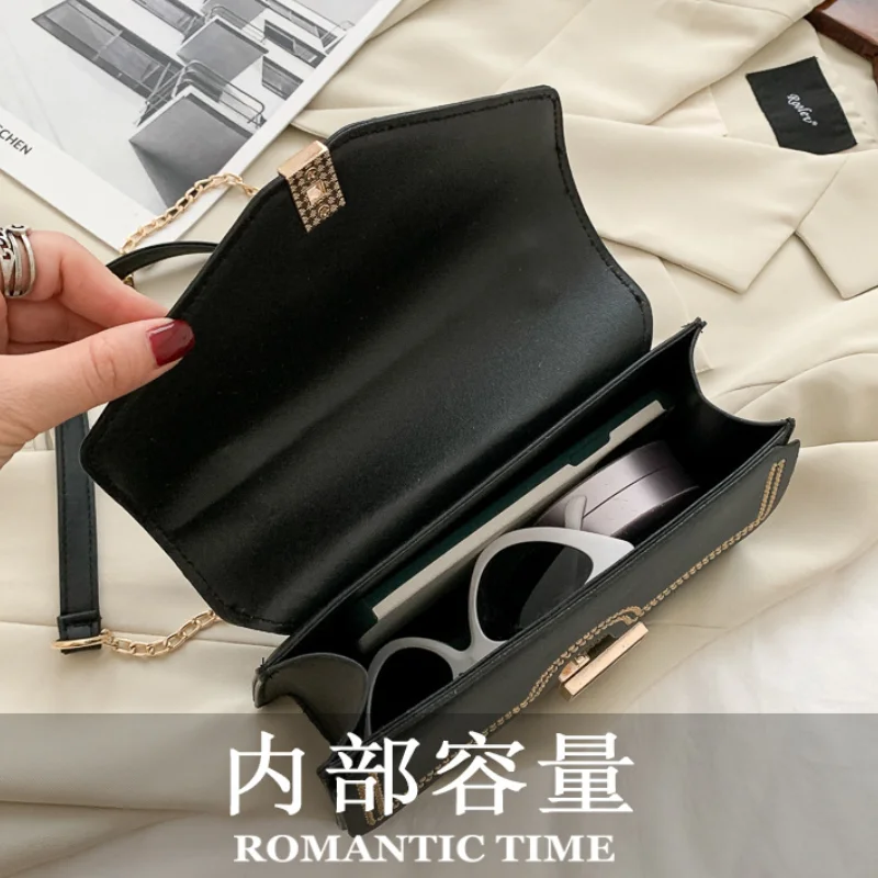 

Casual All-match Small Bag Female Bag 2021 Popular New Trendy Fashion Western-style One-shoulder Messenger Bag Small Square Bag