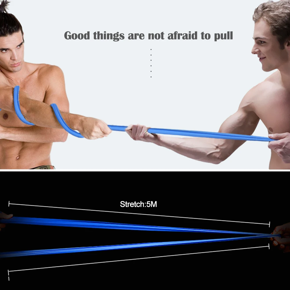 Fitness Exercise Resistance Band Gym Training Rubber Ring Strength Latex Elastic Yoga |