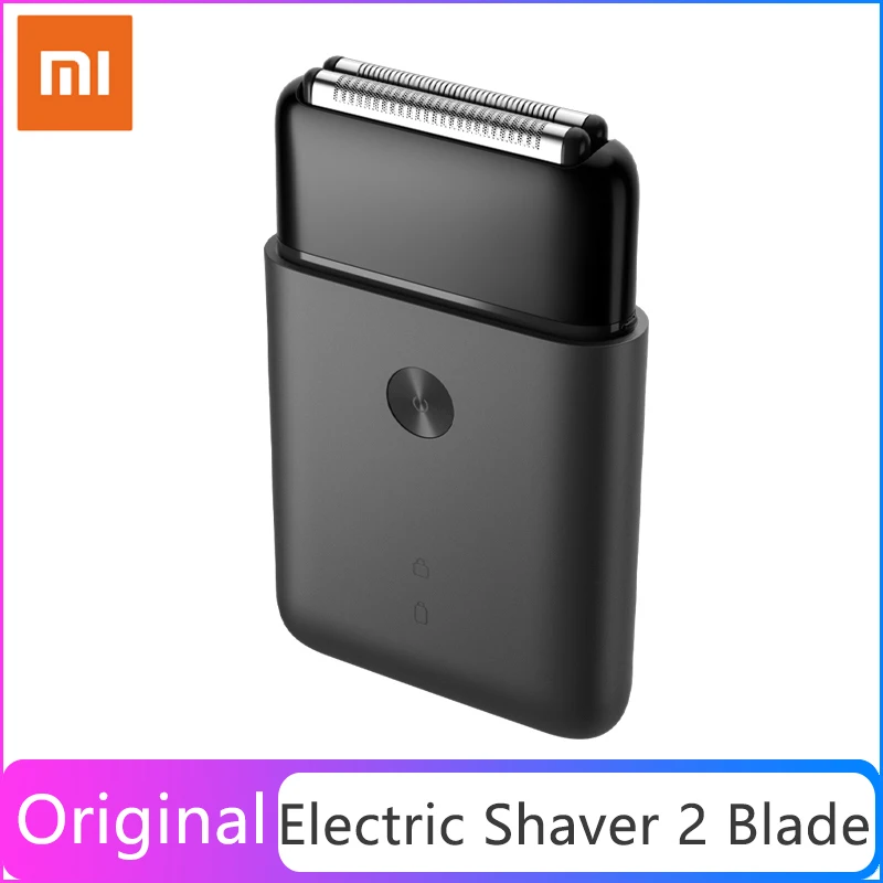 

Оригинальная электробритва Xiaomi Mijia с 2 лезвиями, перезаряжаемая через USB умная мини-бритва для влажного бритья, моющийся триммер для бороды д...