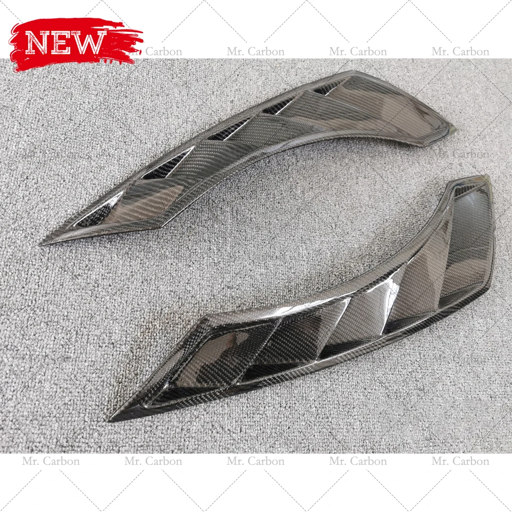 Передний бампер из углеродного волокна для R35 GTR боковые вентиляционные