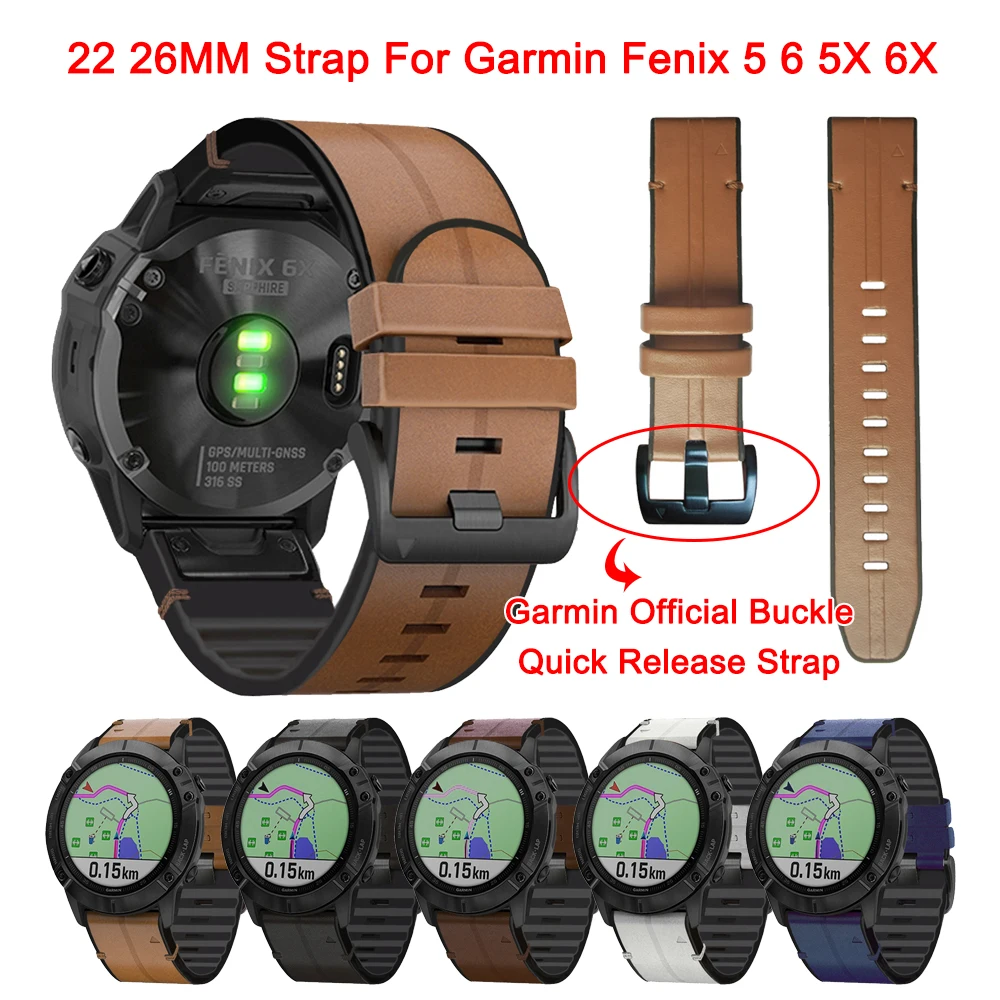 

Ремешок для часов Garmin Fenix 6X, 6 Pro, 5X, 5 plus, 3, 3HR, силиконовый, 26 мм