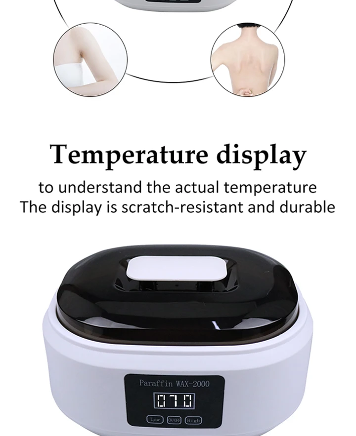 200W Paraffin Wax Heater Therapy Bath Wax Pot Warmer for Hand Foot Beauty Salon Spa Wax Heater Machine With Gloves Home Applican