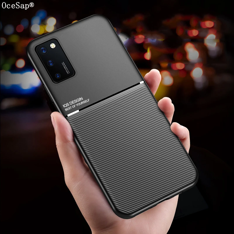 OceSap для huawei Honor V30 Pro Чехол автомобиля Magetic Twill ультра тонкий мягкий чехол V20 V10 7X 8X Max