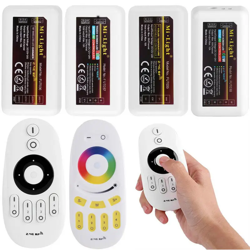 Mi светильник 2 4G 4 зоны RF RGB + CCT RGBW светодиодный пульт дистанционного управления Alexa