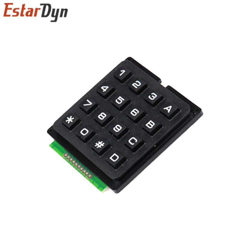 3*4 4*4 Matrix Switch Keyboard Keypad Array Module ABS Plastic Keys 4x4 3x4 12 16 Key Button Membrane Switch DIY Kit for Arduino images - 6
