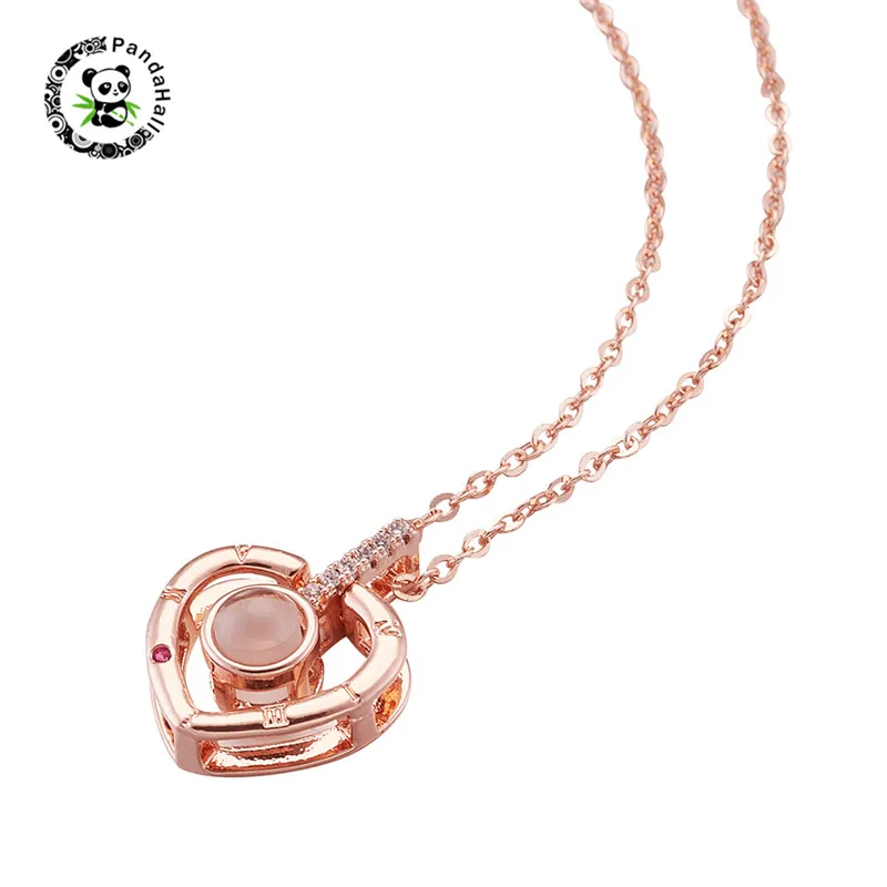 1 шт. латунное ожерелье с подвеской на железной цепочке 2 цвета 3 размера |