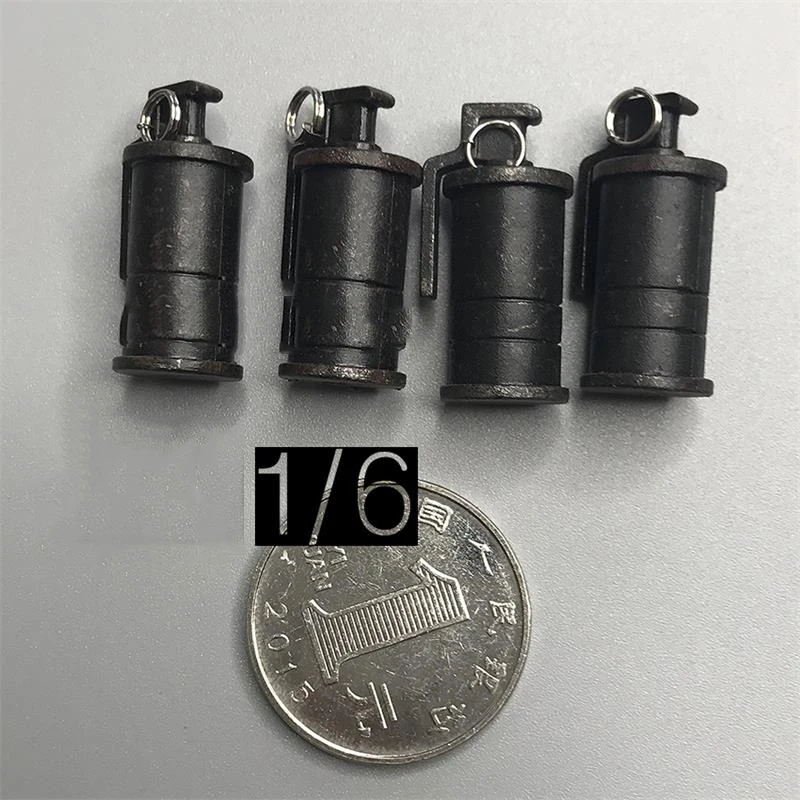

Hot Sales 1/6th 4PCS/SET Black Bomb Toys Model 3Atoys For Usual Doll Soldier Accessories