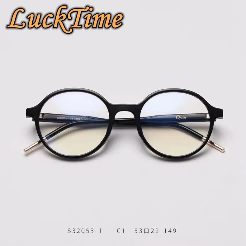 LuckTime модная сетчатая красная оправа для очков в стиле ретро круглая близорукости