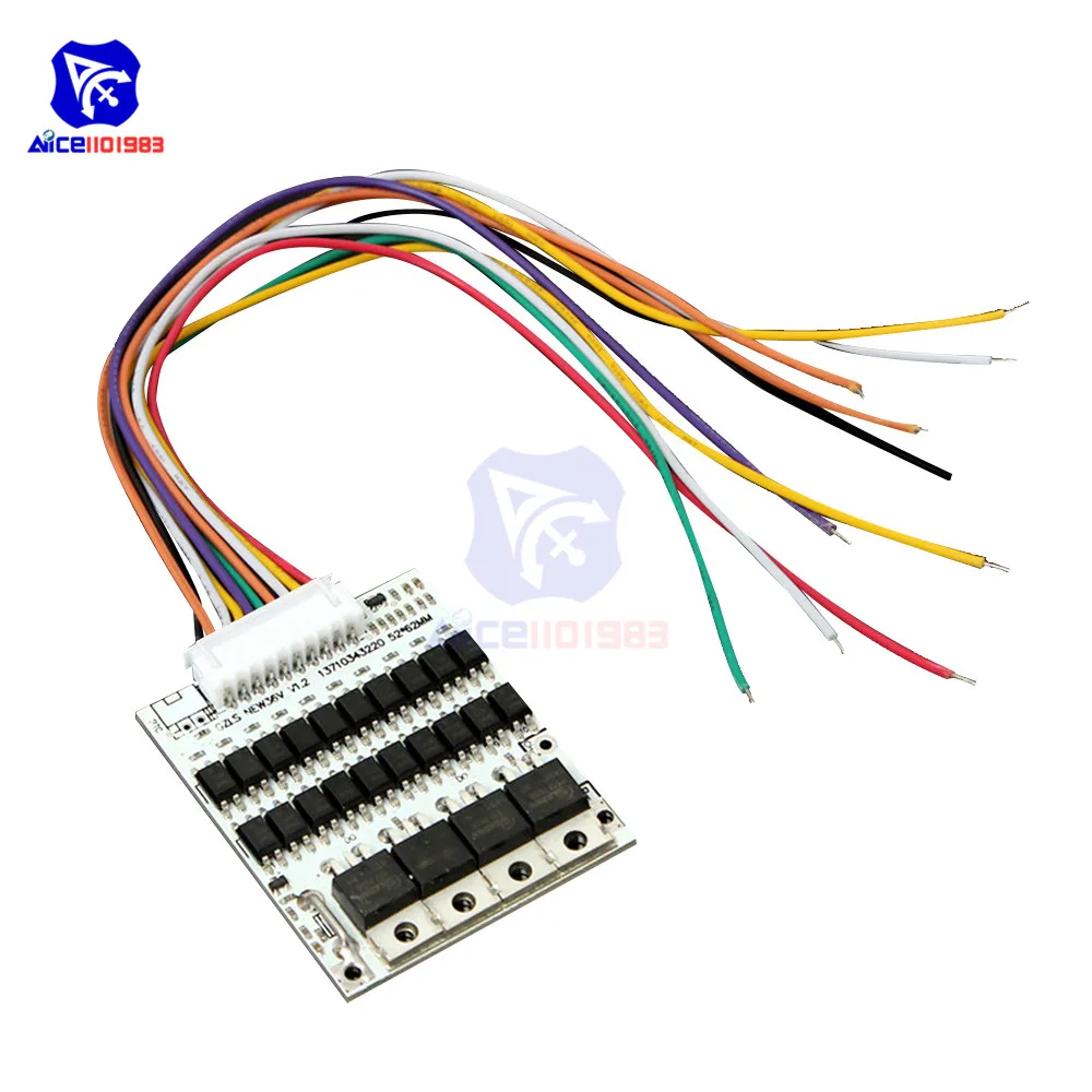 Литий ионная батарея diymore 10S 36 в 40 А 18650 Защита аккумулятора BMS PCB балансировочная