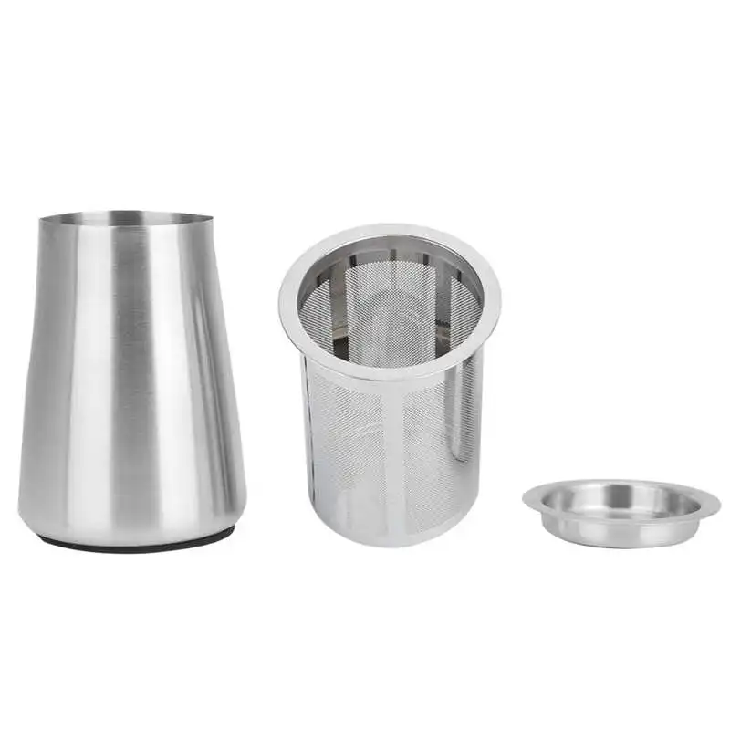 

Reusable Coffee Filter Stainless Steel Fine Mesh Coffee Powder Filter Sifter Sieve Container Coffee Accessories