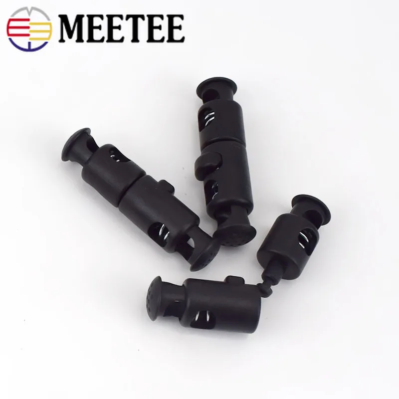 6 мм пружинный пластиковый шнур с фиксатором 2 отверстия тумблер веревка замок