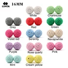 LOFCA 20шт деревянные бусины для вязания крючком 16 мм пищевой грызун Сделай Сам Подвеска для ребенка Детские Прорезыватели Товары для детей