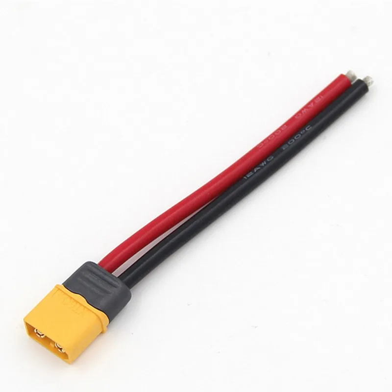 FT BURST 5 шт./лот XT60H штекер разъем/адаптер с 10 см 12awg силиконовый провод для FPV RC Lipo