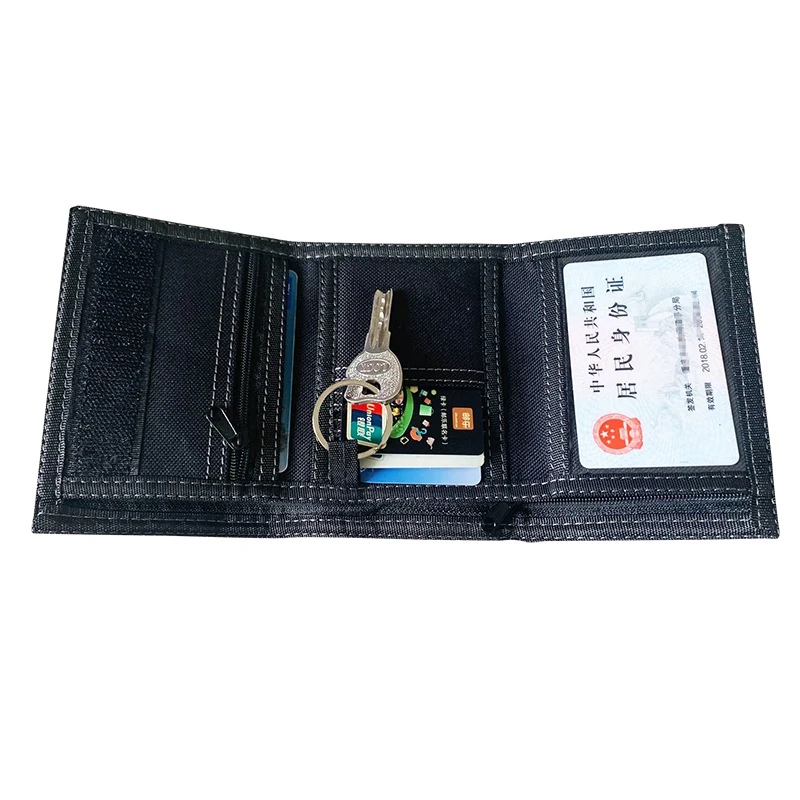 Нейлоновый кошелек для мужчин с аниме-принтом креативный студенческий бумажник