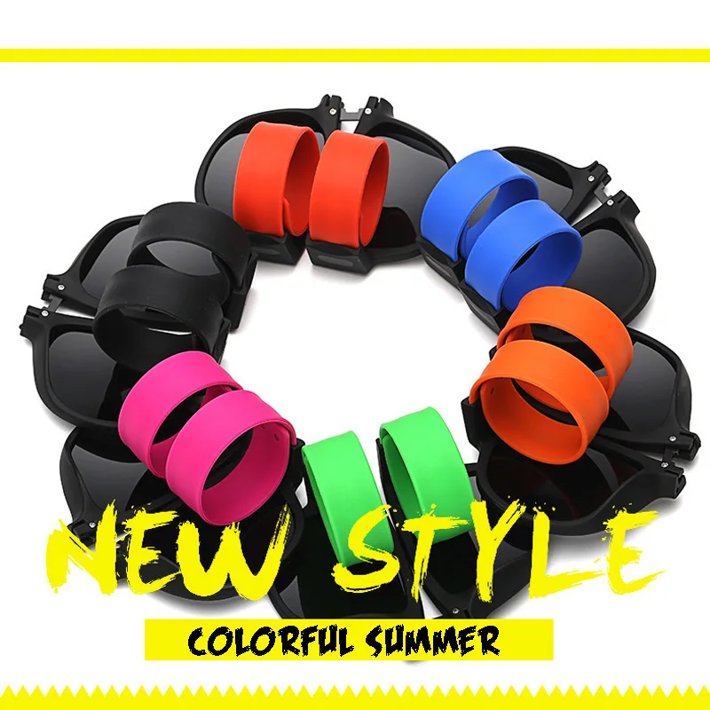 Новинка складные поляризованные солнцезащитные очки забавные практичные