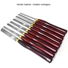 Стальной токарный станок с деревянной ручкой, 68 шт.