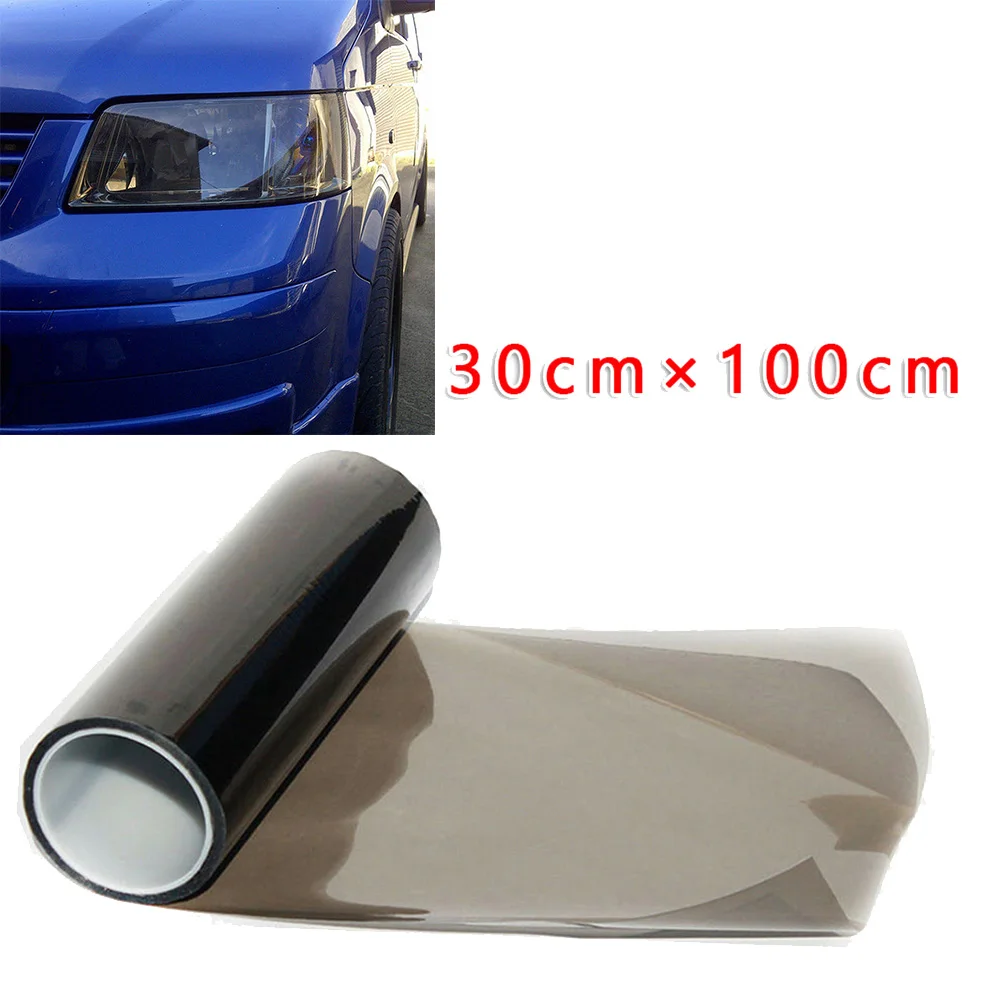 

Tint Car Light Film 30cm x 100cm Headlights Tail Lights Accessories Car Vinyl Wrap Cover Decor Fog lights Durable
