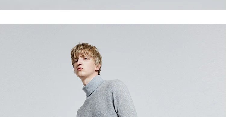 JackJones Мужской умный Повседневный свитер с длинными рукавами и высоким воротником 219324520