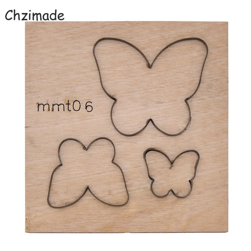 Chzimade игрушки в виде животных медведя пресс-формы для кожи деревянная форма