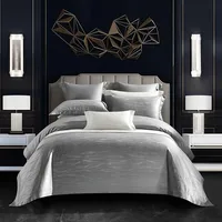 Modern Abstract Art Premium 800TC Egyptian Cotton Jacquard Duvet Cover set Gray Luxury Soft Bedding Set Bed Sheet Pillowcases