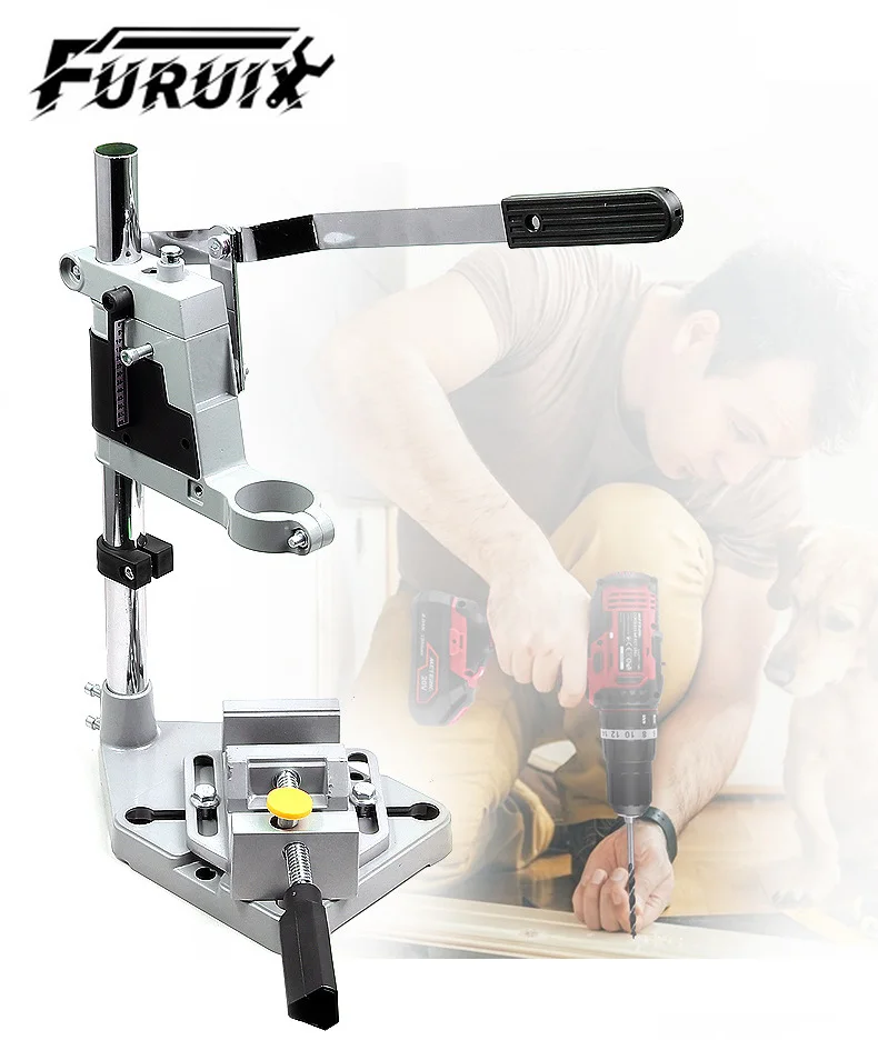 

Electric Drill Holder Drill Stand Grinder Rack Clamp Bench Press Bracket Clamp Grinder for Woodworking