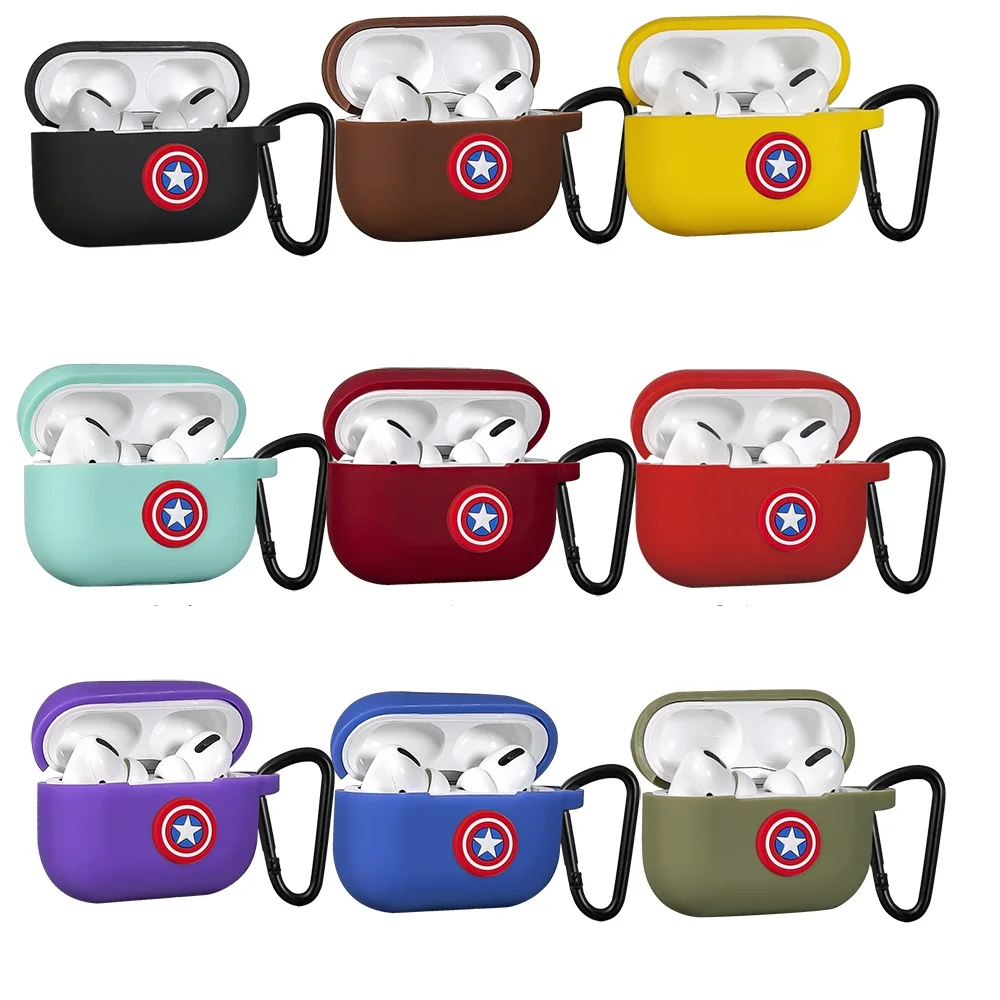 Cartoon Animals Shape Silicone Shockproof Waterproof Protective Cover Case For AirPods 1 2 3 Pro | Мобильные телефоны и