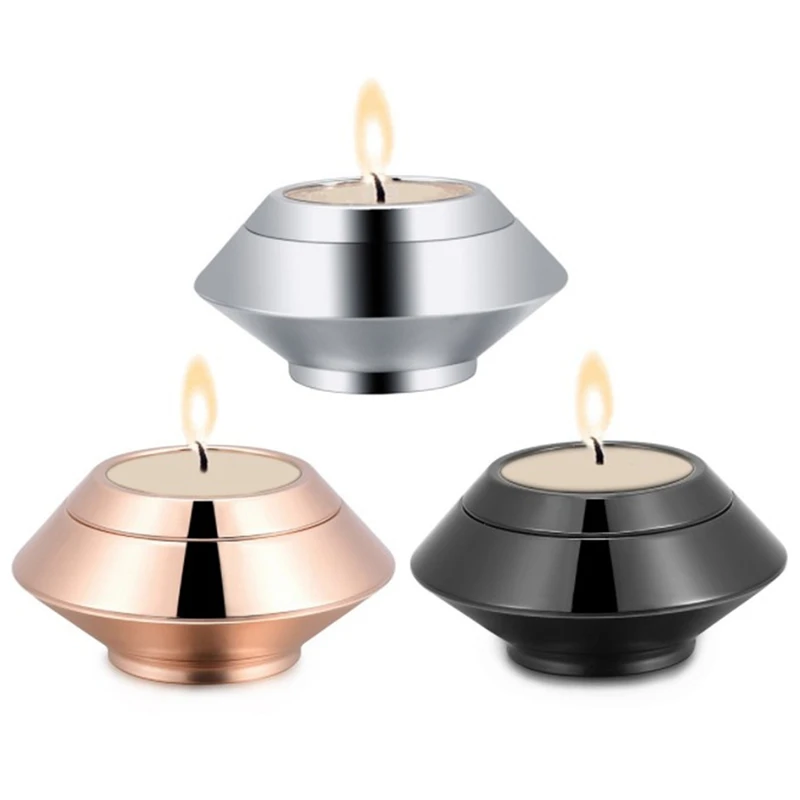 

Stainless Steel Candle Holder Ashes Urns Keepsake Cremation For Human Pets