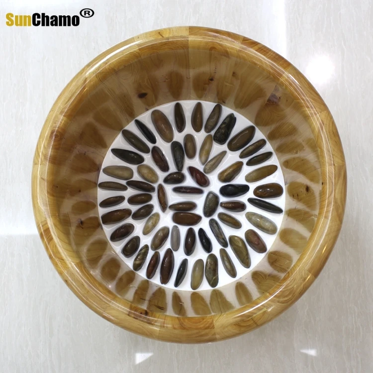 Баночка для ног из массирующей массы 2021 гальки | Дом и сад