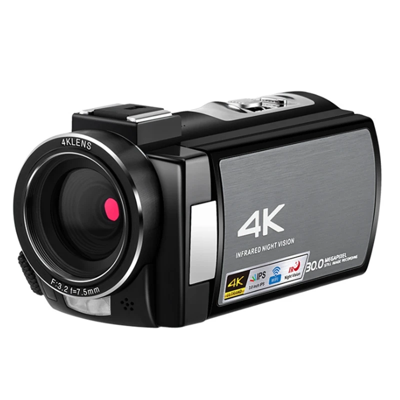 

AE8 Digital Video Camera 1080P Full HD Press Sn Camera IR Night Vision 16X Zoom Camera 30MP 4K(EU Plug)