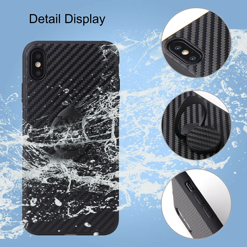 Кожаный чехол для телефона IPhone 11 Pro Max Xr 6s 6 S 7 8 Plus X Xs Max samsung A50 A70 S10 Plus Мягкий чехол с кольцом-держателем Etui