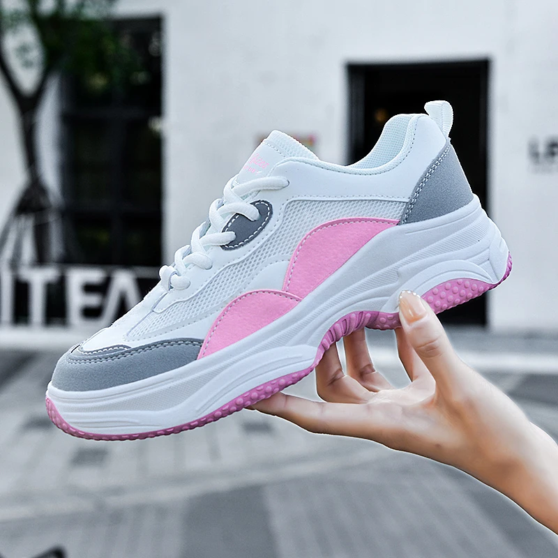 

DR.EAGLE Women Running Shoe Summer Sneakers Breathable Fashion Lace Up Comfortable Walking Shoes Women Lightweight running shoes