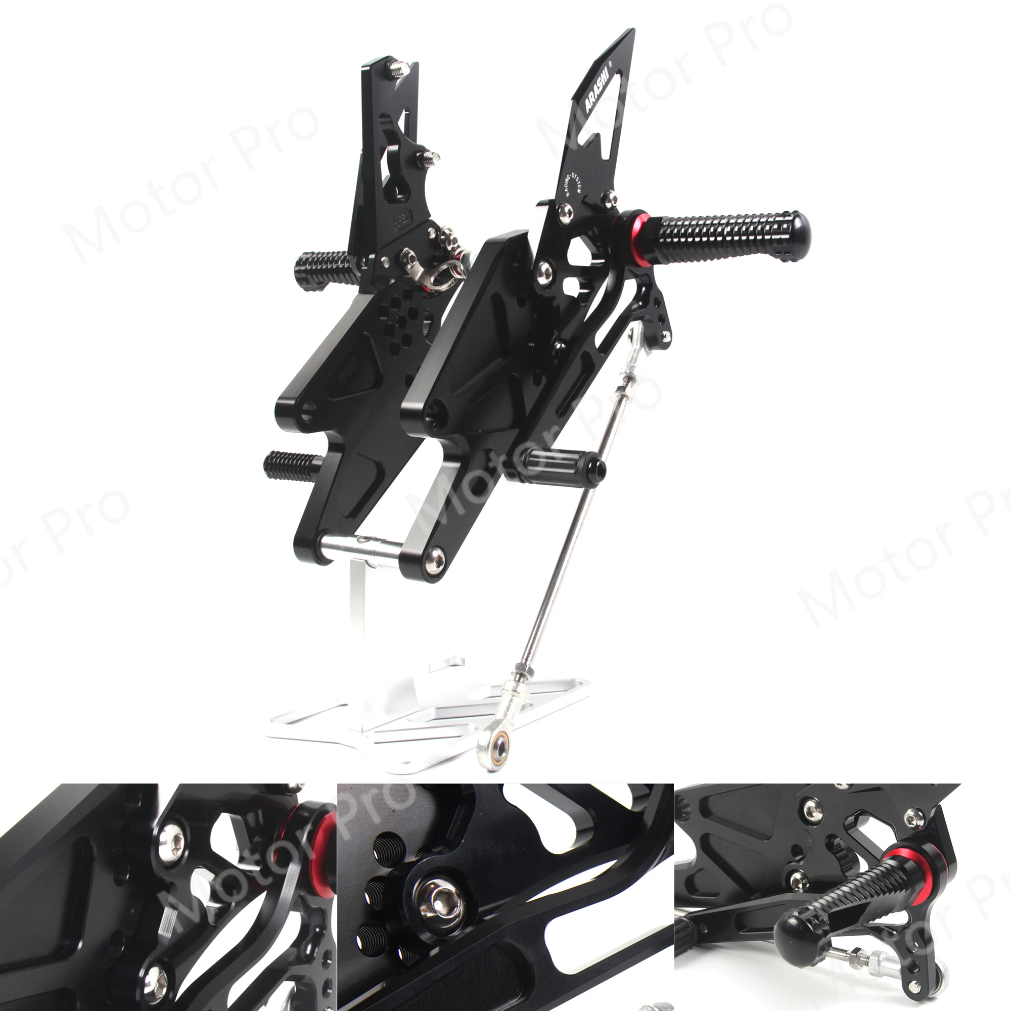 Регулируемые подножки для Yamaha MT03 MT25 2015 2021 Мотоциклетные аксессуары ног лежит Rearset
