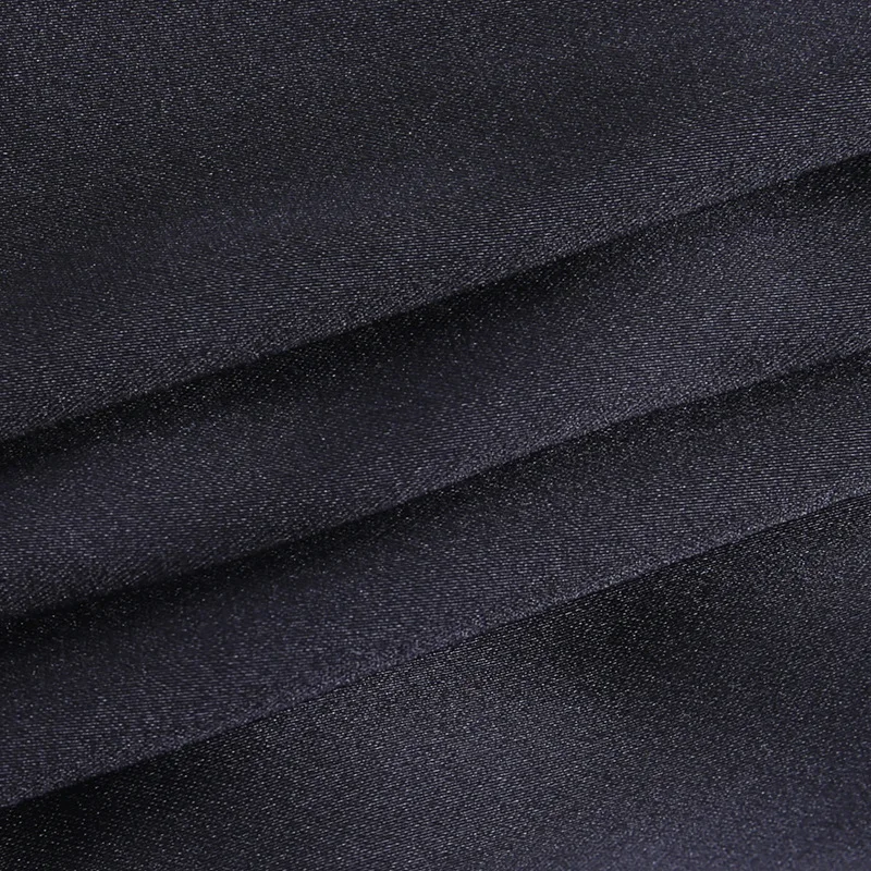 

Summer Black Sling Formal Dress Satin Lace-up Lady Party Mature Sexy Split Kinks Base Suspender Dress Asymmetrical French Dress