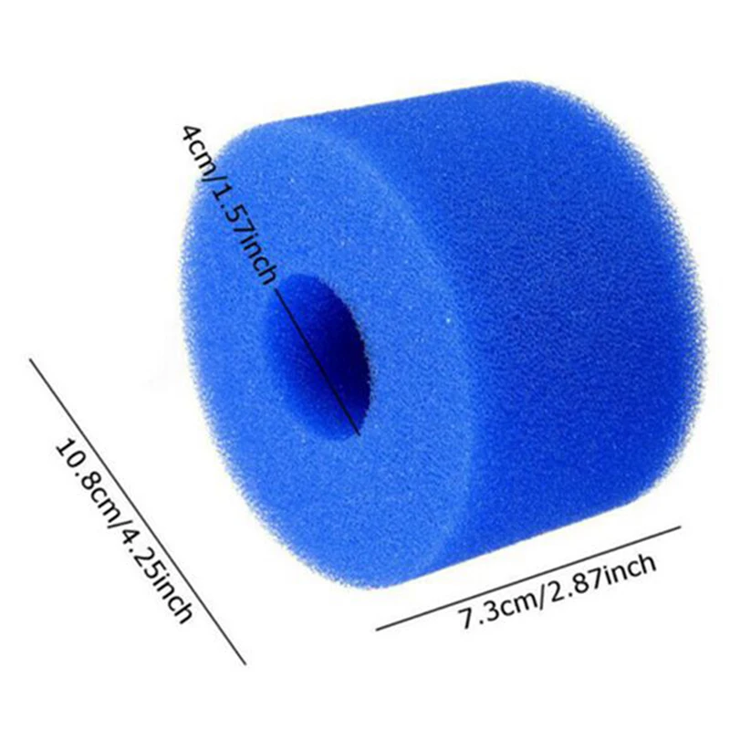 

5/6/10/12/15PCS Pool Filter Sponge Replacements for Intex Type H/A/S1 Reusable Swimming Pool Accessories For Intex Pure Spa