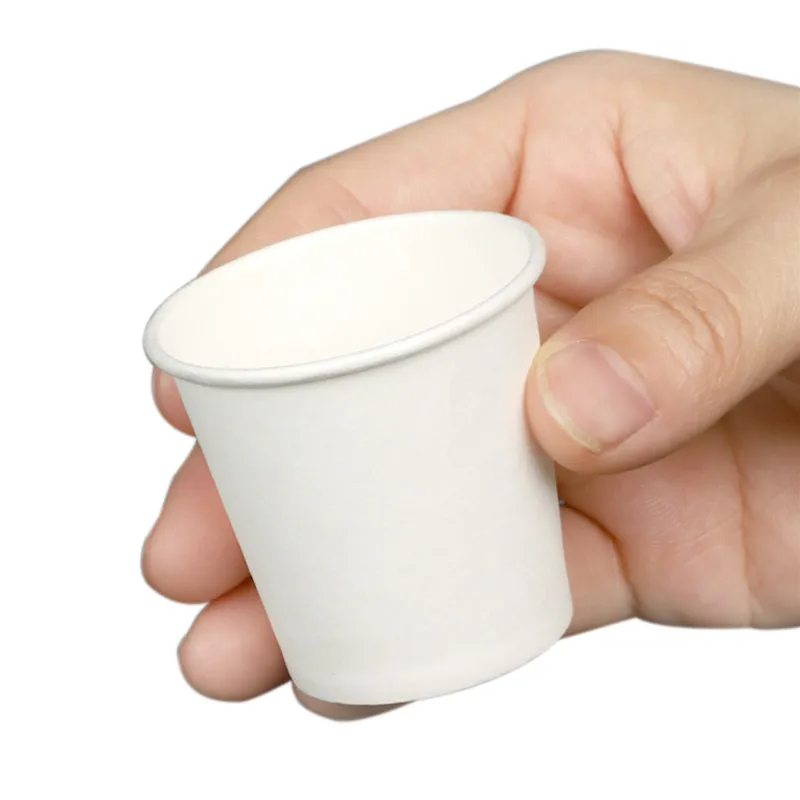 

150pcs High quality taste drink cup 2,5oz 50ml disposable small paper cup coffee milk tea soy fruit bread promotion mini cups
