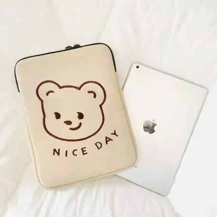 

iPad pro 11 Case 2021 New Cartoon Cute Girls Air1/2/3/4 9.7 10.2 10.5 inch 12.9 13 14 Tablet Protective Liner Sleeve Bag Pouch