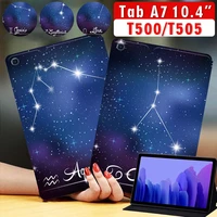 tablet case for samsung galaxy tab a7 10 4 inch 2020 t500 t505 cover funda for sm t500 sm t505 constellation series pattern pen