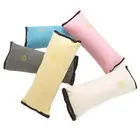 Автомобильный ремень безопасности, подголовник, замшевая детская Наплечная Подушка, автомобильная короткая плюшевая Наплечная подушка