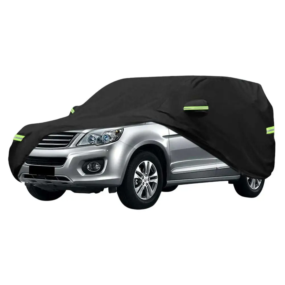 

Car Cover Universal Sedan Protection Cover Windproof Dust Proof Scratch Resistant Silver Reflective Car Covers