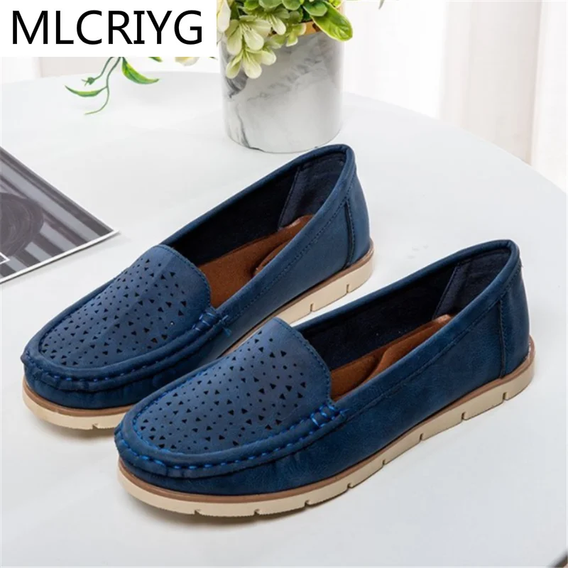 

2021 New Spring Women's Shoes Platform Set Foot Flat Casual Shoes Fashion Outdoor Comfortable Women Suede Low-heeled Flat Shoes
