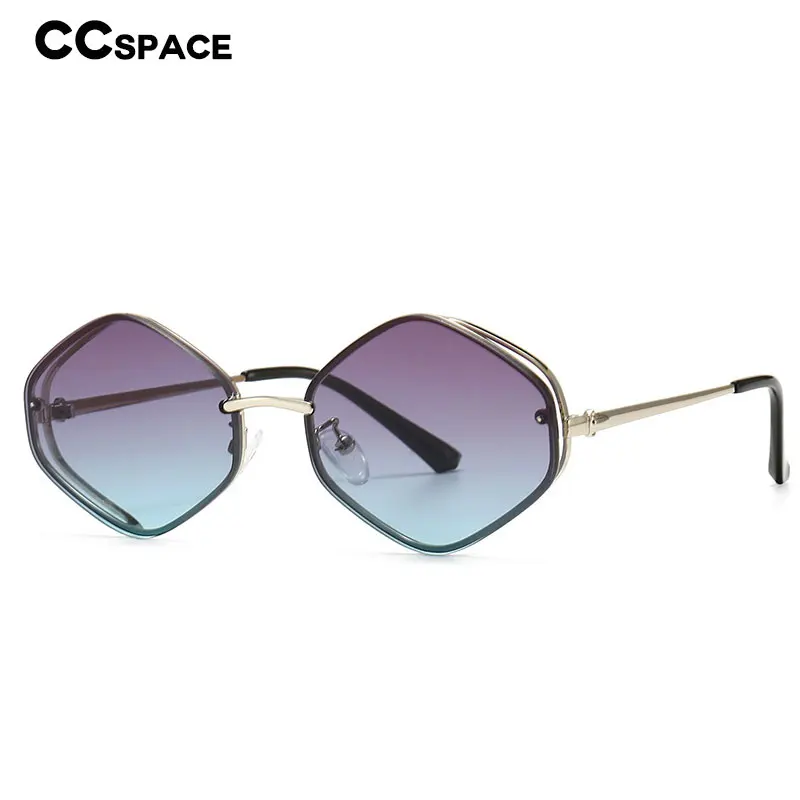 46542 многоугольные градиентные линзы солнцезащитные очки роскошные мужские и