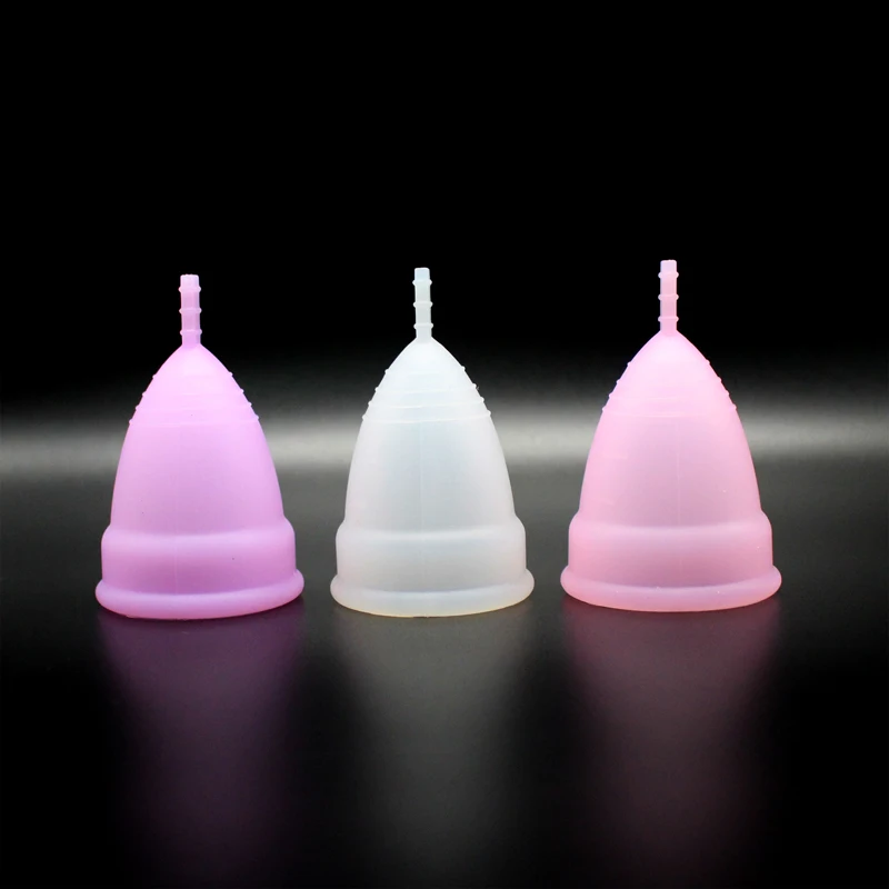 Медицинская силиконовая Мягкая менструальная чаша для женщин Женская гигиена