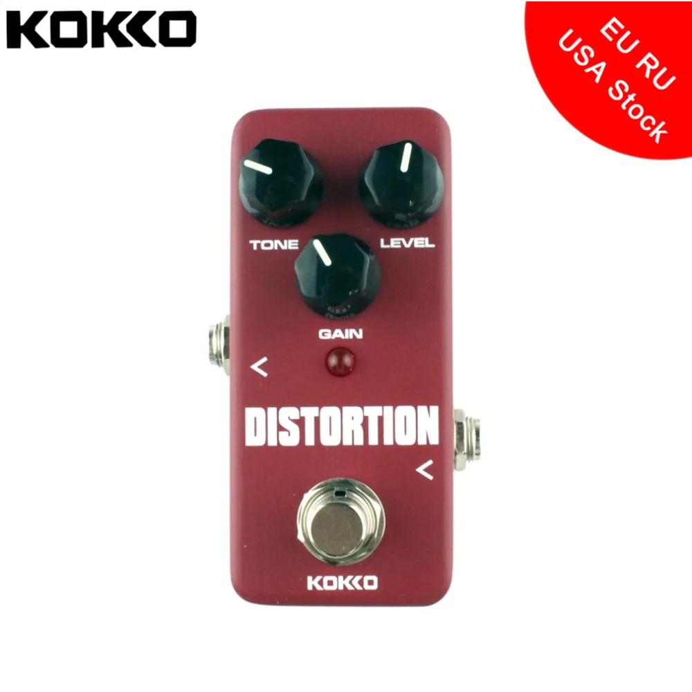 KOKKO FBS-2 мини-педаль для гитарного эффекта овердрайв Guitarra Overdrive Booster высокомощная трубчатая гитара двухсегментный эквалайзер-эффект устройства