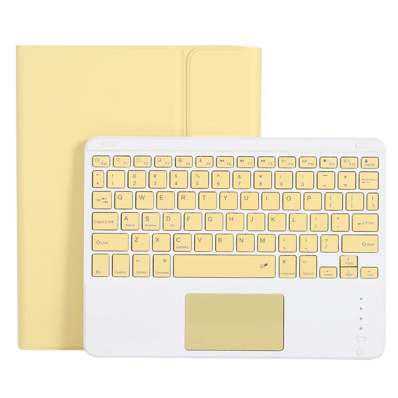

Keyboard Tablet Case, 10.9 Inch Bluetooth Case with Pen Slot and Contact Screen Keyboard, Suitable for iPad Air4