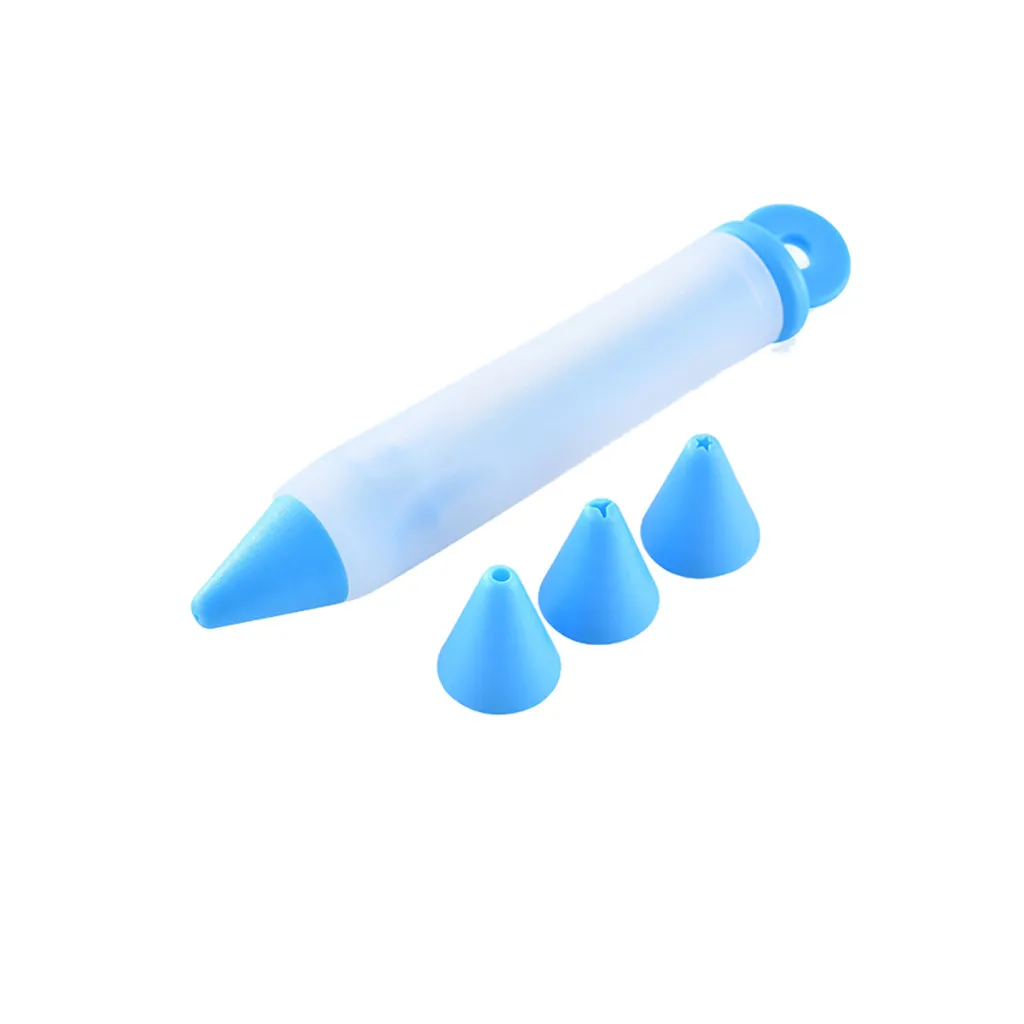 Silicone Food Writing Pen Chocolate Cake Decorating Tools Cream Cup Icing Piping Dessert Convenient and Easy to Use | Дом и сад