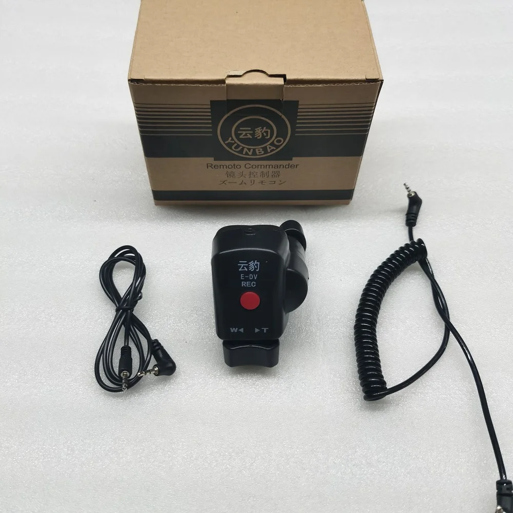 Camcorder Controle Remoto Zoom Controlador para Sony Lanc 180a Nx3 100 e Panasonic Ux90 Pv100 200mc
