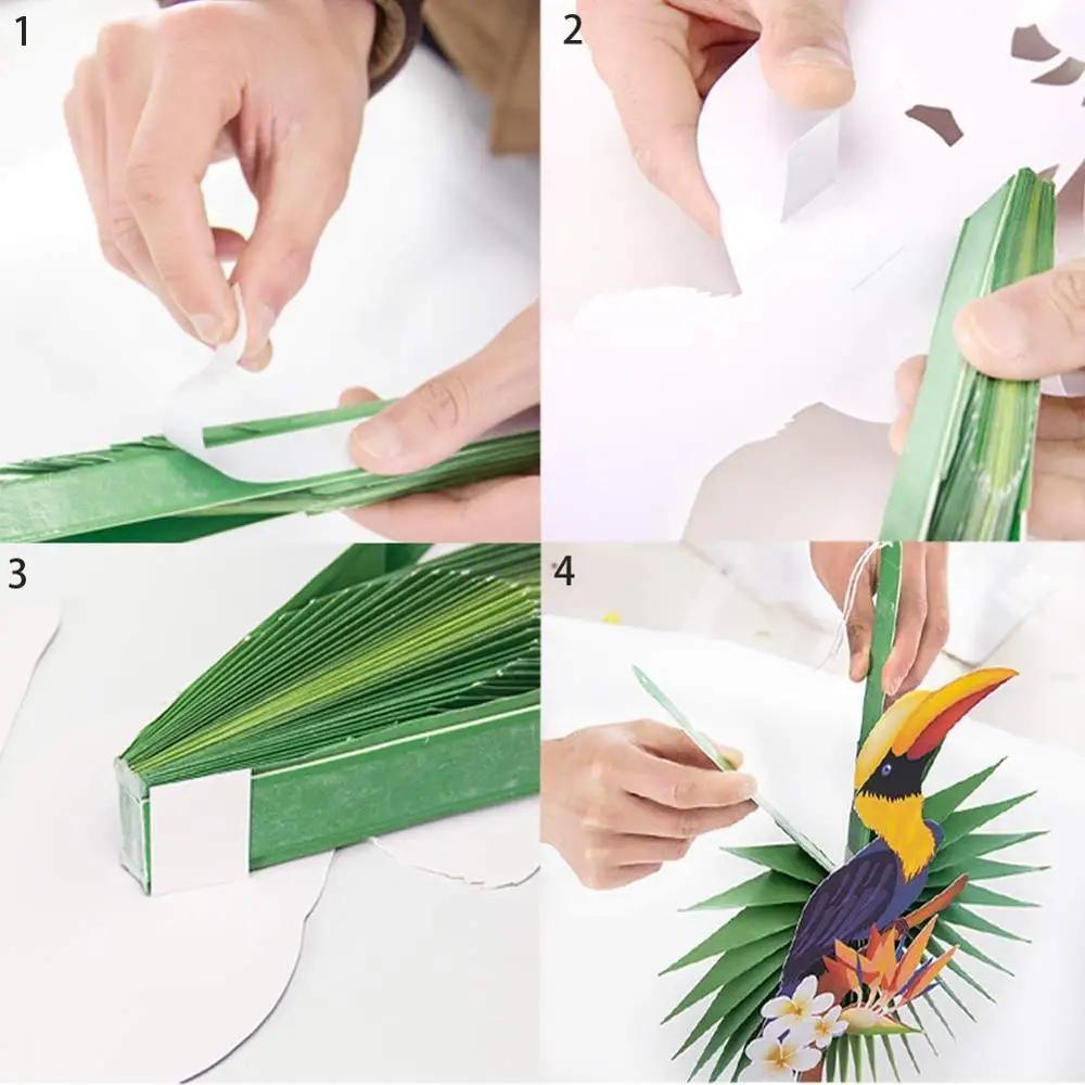 3 шт. тропические птицы соты попугай Гавайский Летний пляж Тики Бар Luau вечерние