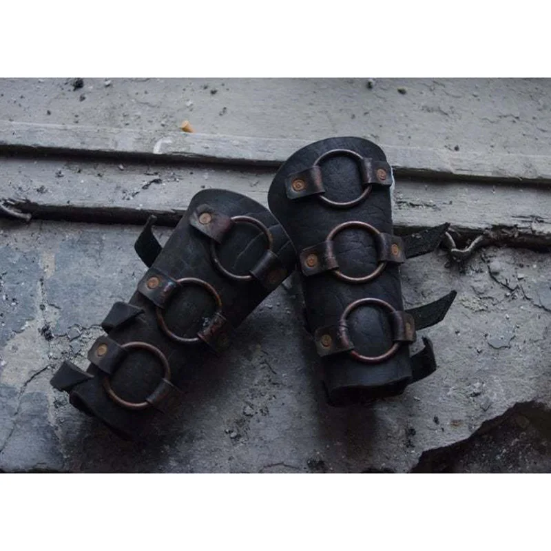 Средневековый Косплэй костюм для Для мужчин повязка запястья в готическом стиле